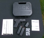 Glock 43X MOS 9mm 3.25' Pistol OPTICS READY & NIGHT SIGHTS