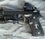 Langdon Tactical Beretta 92G Elite LTT Semi-Auto Pistol with Trigger Job, NP3, and RDO Slide - 15Round Capacity