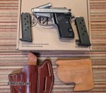Beretta Tomcat 32 Auto Inox, ammo, holsters