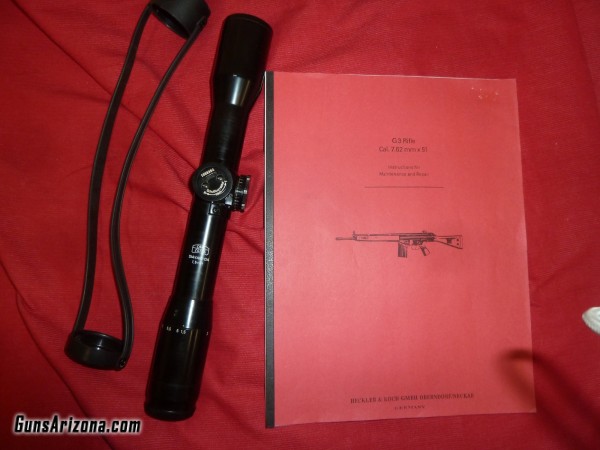 HK G3/HK91 GERMAN FACTORY MANUAL + ZEISS DAVARI-DA 1.5-6 SNIPER SCOPE for G3     