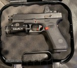 9mm Glock G45 GEN5 Trijicom Sight and StreamLight TLR-1 HL