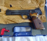 Smith and Wesson Model 41 .22LR Pistol.  Used in Very Good Condition.  Comes From A Non-smoking Household.