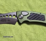 Microtech Claw Karambit auto CLONE, 3.93' 204P Blade, Aluminum Alloy Handles, BNIB