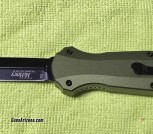 Benchmade 3300BK Infidel Dagger OTF CLONE, 3.85' D2 Black Double Edge Blade, Aluminum Alloy Handles, BNIB