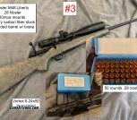 Bolt Rifles for every budget.  Rem700, Nosler, 22-250, 308, 300RUM, 28nosler