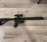 BCM 14.5' AR-15 with Trijicon ACOG TA33, Inforce WML, and Surefire Warden