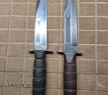 KA-BAR WWII USMC & USN KNIVES