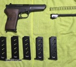CZ 52, used/excellent condition, 7.62x25mm Tokarev, semi-auto, roller-lock delay, 8-round magazine, 4.5” barrel, ghost-ring rear sight. Reliable and powerful!
