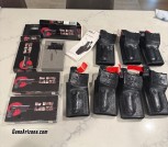 Safariland Model 200 CRDC Laser Holster Collection w/ 3 Taurus On Duty Laser Systems