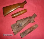 WIN MODEL 12 WOOD  12GA Left Hand TRAP & 20GA STANDARD SETS
