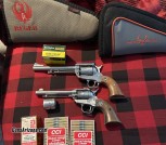 Vintage Stainless Ruger .357 mag & Tuger single six .22 / .22 magnum