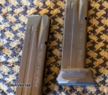 Walther PPQ 15 rd and 18 rd magazines like new
