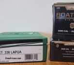 338 Lapua dies and bullets