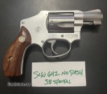 Smith and Wesson 38 Special, Model 642 No Dash 2 1/2 Inch Barrel