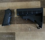 Mil-Spec AR-15 Grip and Stock