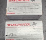 Winchester 165 grain .40 ammo