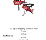 Elf alpha AR-15 trigger