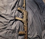 Ruger PCC 9mm with Glock magazine adapter. 27 round pmag