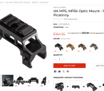 HK MP5K SP5K Optic Mount Picatinny