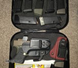 Glock 43 Battlefield Green, red dot, threaded barrel, holster