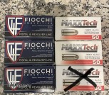 .380 Auto Ammunition – 250 Rounds – Fiocchi & MaxxTech
