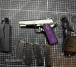 Ruger SR1911 Lightweight Commander .45 with Upgrades, Holster, Mags