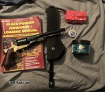Traditions Black Powder Revolver + Accessories