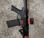 300 Blk arp with Frt and H3 buffer includes sight, flashilght, tactical bag, and extra clear clip