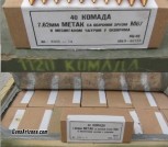 1120 Round Crate 7.62x39 M67 Non-magnetic Copper FMJ Brass Case Corrosive Yugo Surplus Ammo on SKS Stripper Clip