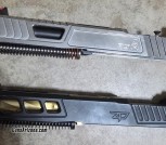 FMS Florida Man Zaffiri Polished Chrome Slide RMR Cut Glock 19 Gen 3 9mm