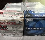 12-Gauge Ammo Bundle – 148 Rounds (00 Buck, Slugs, Target Loads) – $70