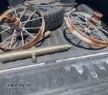 3 foot brass CANNON 
