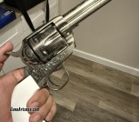 Nickel Engraved Cimarron Frontier 45lc