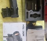 Holosun 503 green dot sight, 2 MOA dot + circle w/ HM3X Magnifier Combo