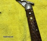 Shrade Cut Co. Weldon NY. Bone Handle Switchblade