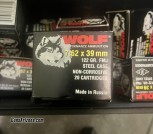 Wolf Ammo 7.62x39 122GR FMJ 