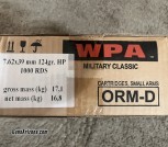 7.62 x 39 HP 124 WPA ammo 1000 rounds