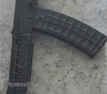 Russian Saiga 12 with slide fire stock 