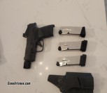Springfield hellcat w red dot and muzzle break