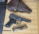 WWII Japanese Nambu Pistol Type 94 W/ Holster 2 Mags, 100% Correct