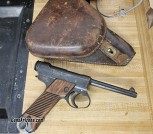 WWII Japanese Nambu Pistol Type 14 W/ Holster 1 Mag, 100% Correct