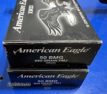 American eagle 50 bmg 660 grains xm33c 20 rounds