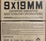 Vintage Pre-Ban Norinco 9mm (9x19) Ammunition 