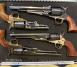 4 Black powder revolvers  