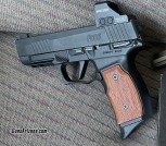 Sig p365 XL w/ Sharp Bros metal grip & Holosun