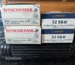38 super+p and 32s&w ammo