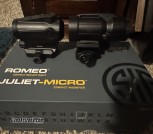 Sig Romeo and Juliet red dot and magnifier 