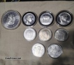 Silver .999 FINE 1 POUND Donald Trump/Poseidon/Aztec Calender