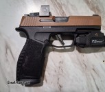 Sig Sauer P365 X Macro Snakebite 9mm with sig red dot and light
