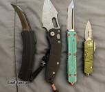 Microtech and Heretic knifes 